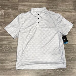 White Men's Shirt- Etoic polo. Size XL.